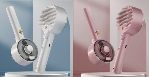 Pet Hair Remover Brush For Dog And Cat, Steam Brush, Self Cleaning