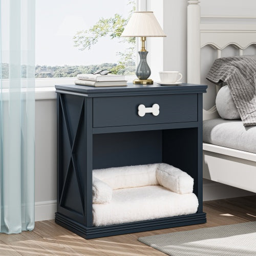 Vintage Small Locker With LED Lights Pet Bed