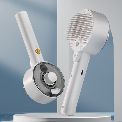 Pet Hair Remover Brush For Dog And Cat, Steam Brush, Self Cleaning