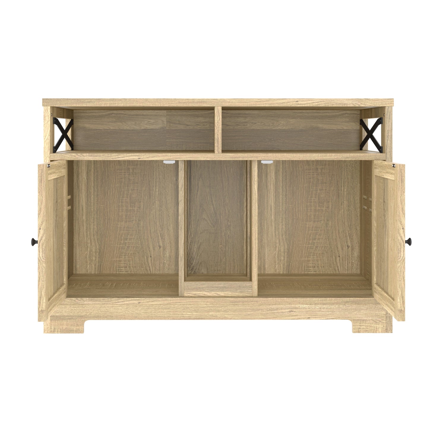 Cat Litter Box Enclosure for 2 Cats, Double Hidden Litter Box