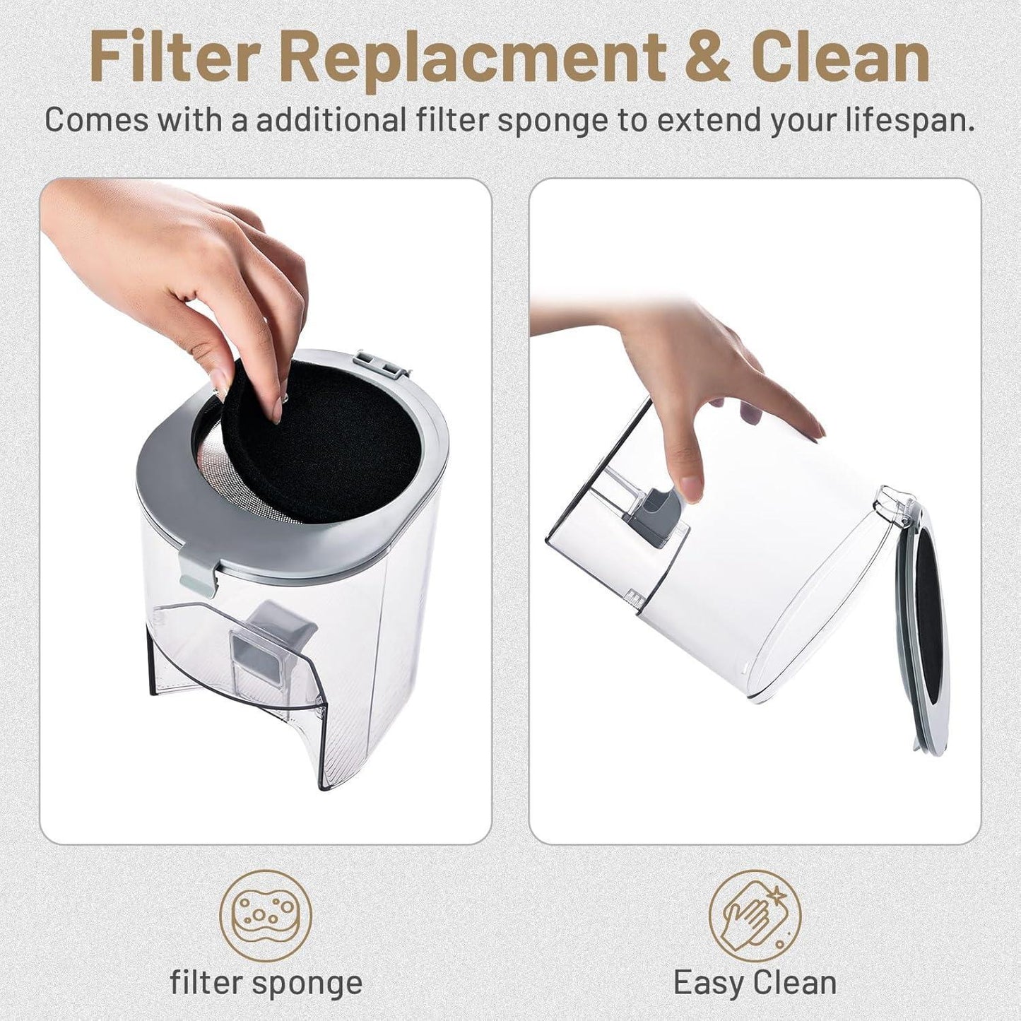 Pet Hair Cleaning Low Noise Vacuum Cleaner