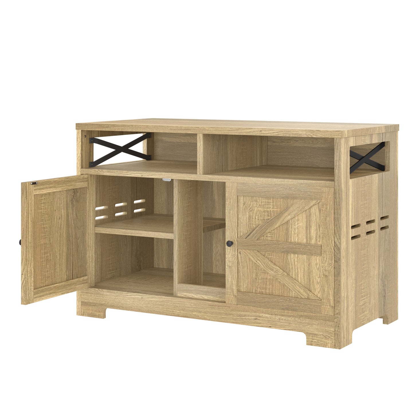 Cat Litter Box Enclosure for 2 Cats, Double Hidden Litter Box