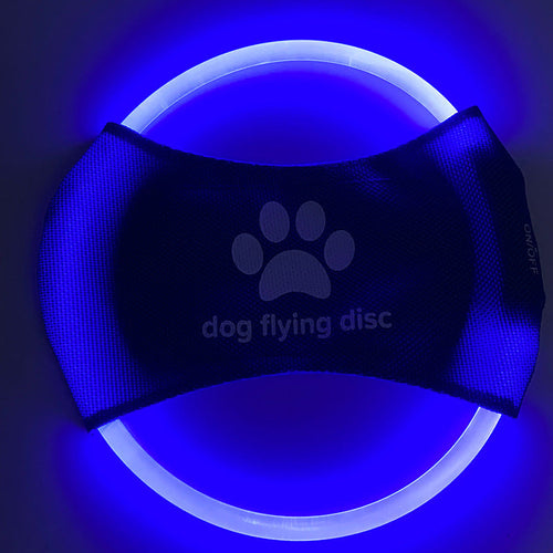 Dog Flying Discs Light Glowing LED LuminousTrainning Interactive Toys