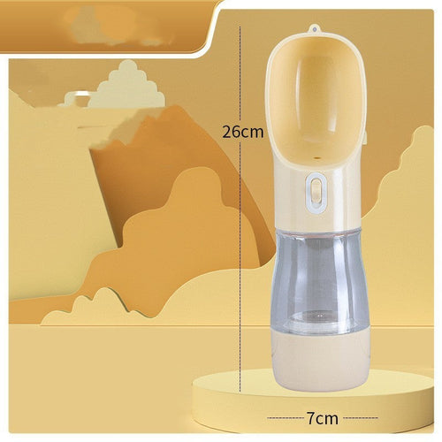 Pet Dog Water Bottle Feeder Bowl Portable Water Food Bottle Pets