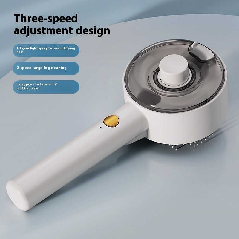 Pet Hair Remover Brush For Dog And Cat, Steam Brush, Self Cleaning