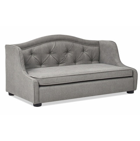 Robin 35 Tufted Wingback Pet Sofa Bed, Medium, Uptown Gray Stain