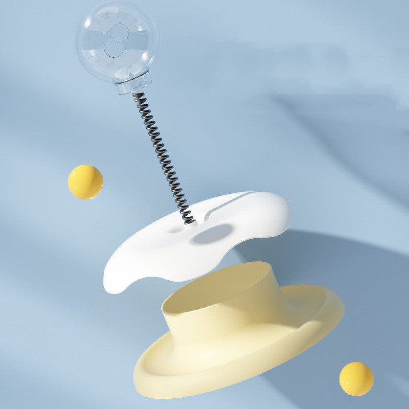 Cat Leakage Food 2 In 1 Toys Turntable Ball Toy