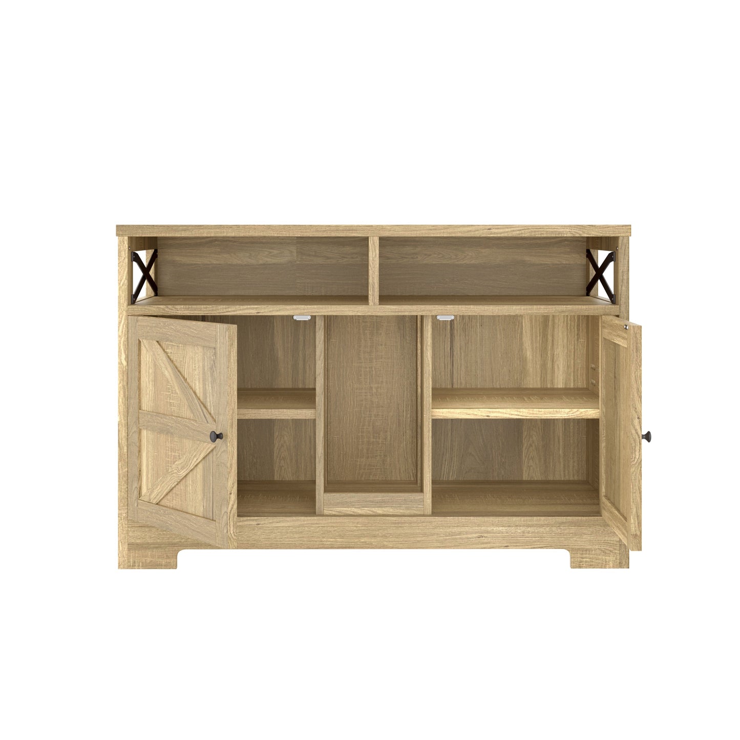 Cat Litter Box Enclosure for 2 Cats, Double Hidden Litter Box