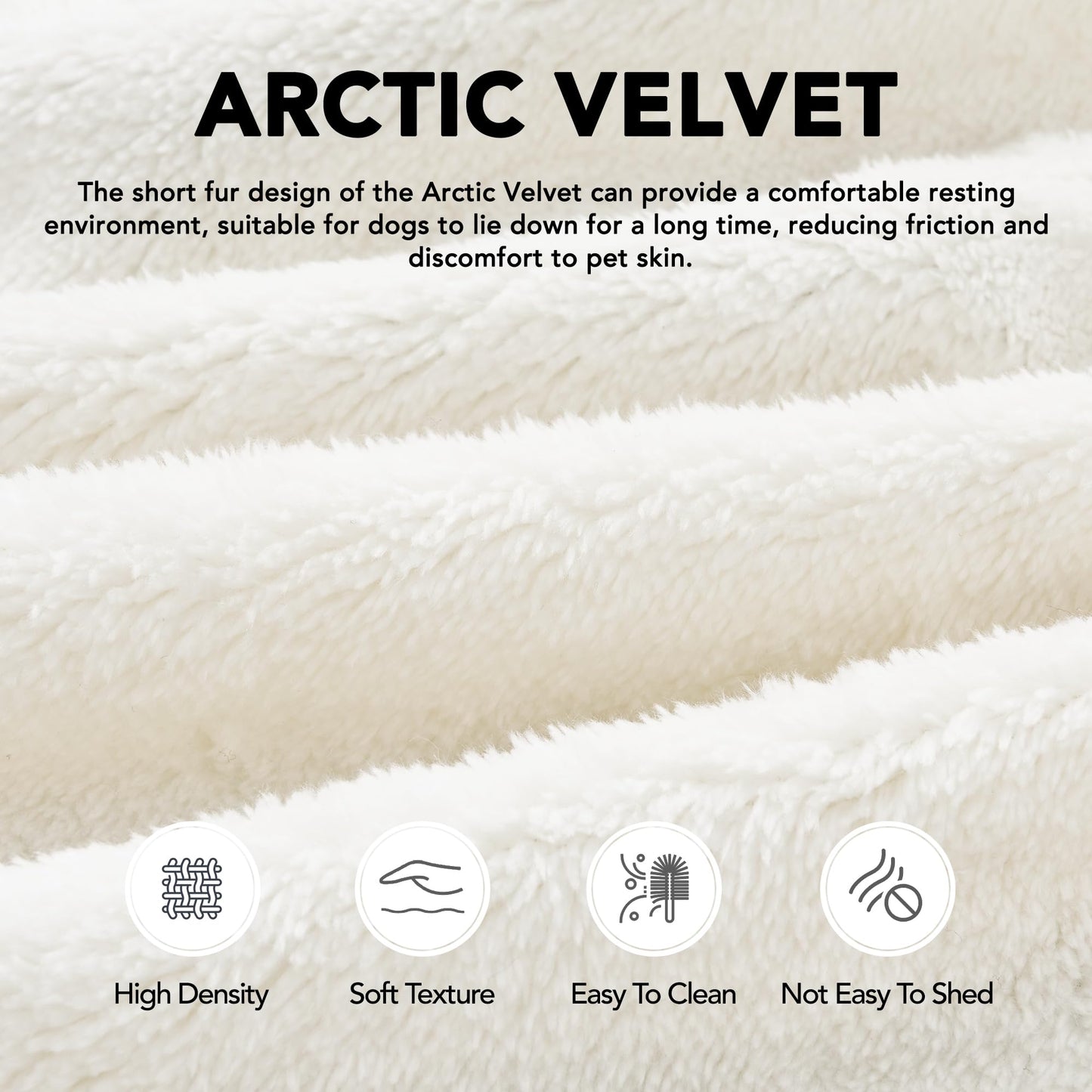 Orthopedic Dog Bed with Washable Cover, Non-Slip