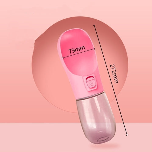 Pet Dog Water Bottle Feeder Bowl Portable Water Food Bottle Pets