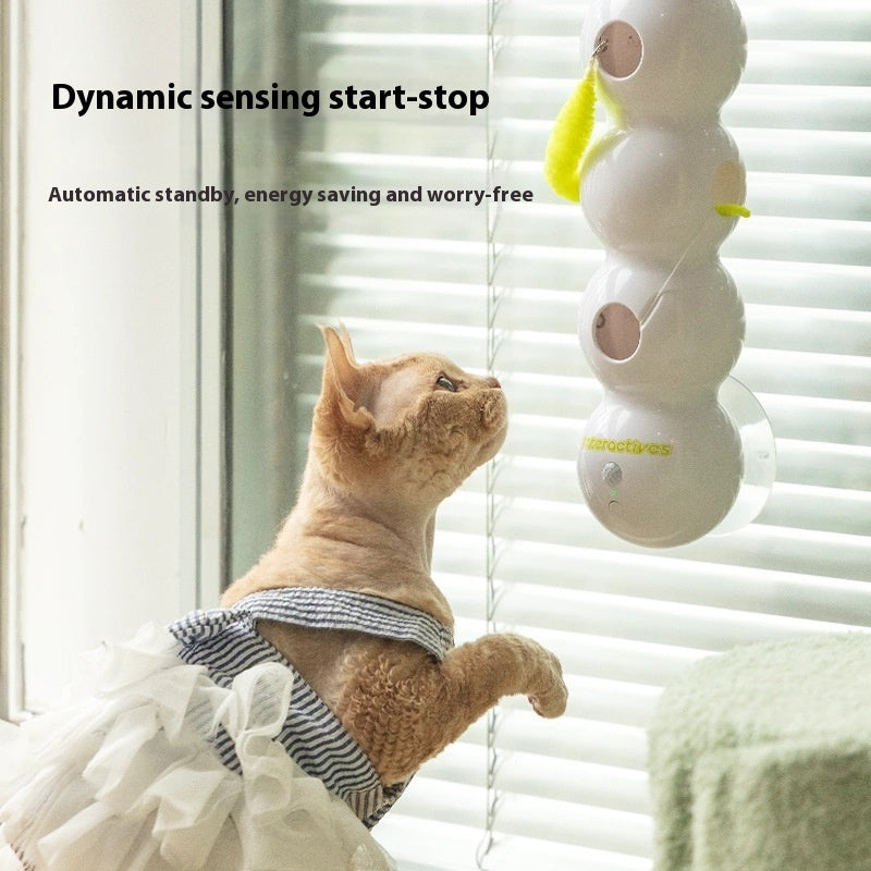 Teasing Cat Toy Automatic Pes Toy With Tail Motion Activated Kitten