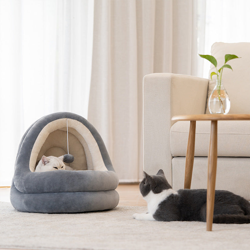 Cat House Cozy Bed
