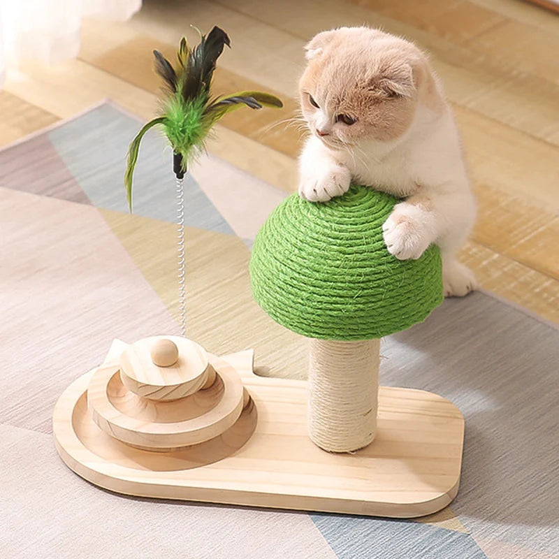 Cat Scratching Tree