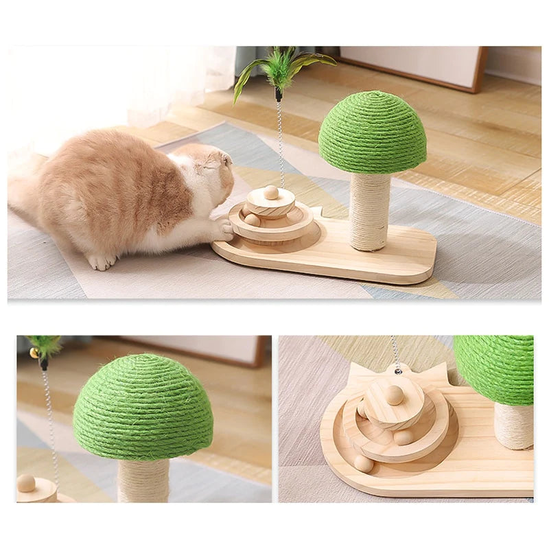 Cat Scratching Tree
