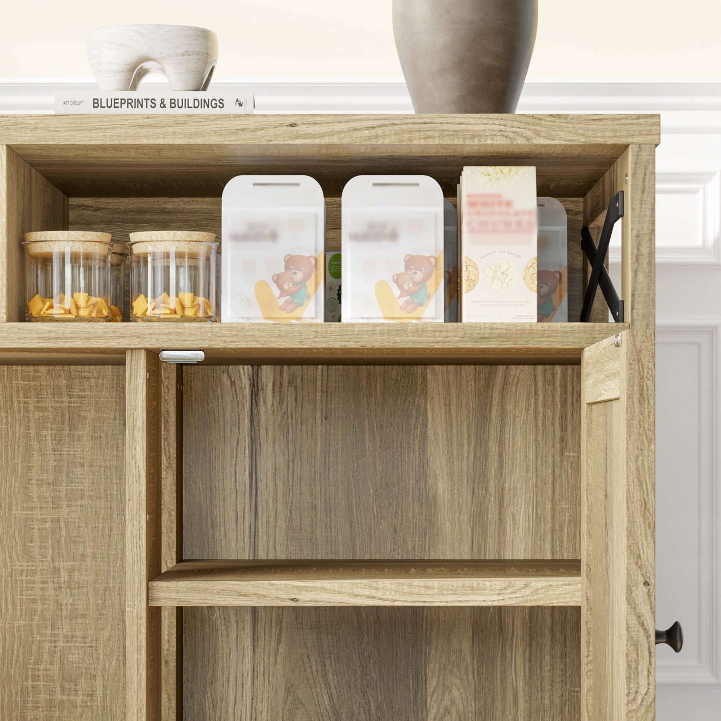 Cat Litter Box Enclosure for 2 Cats, Double Hidden Litter Box