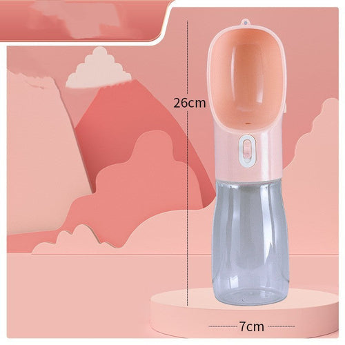 Pet Dog Water Bottle Feeder Bowl Portable Water Food Bottle Pets