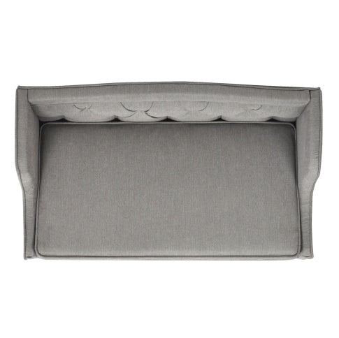 Robin 35 Tufted Wingback Pet Sofa Bed, Medium, Uptown Gray Stain