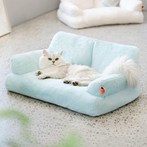 MEWOOFUN Plush Cat Bed  - Washable