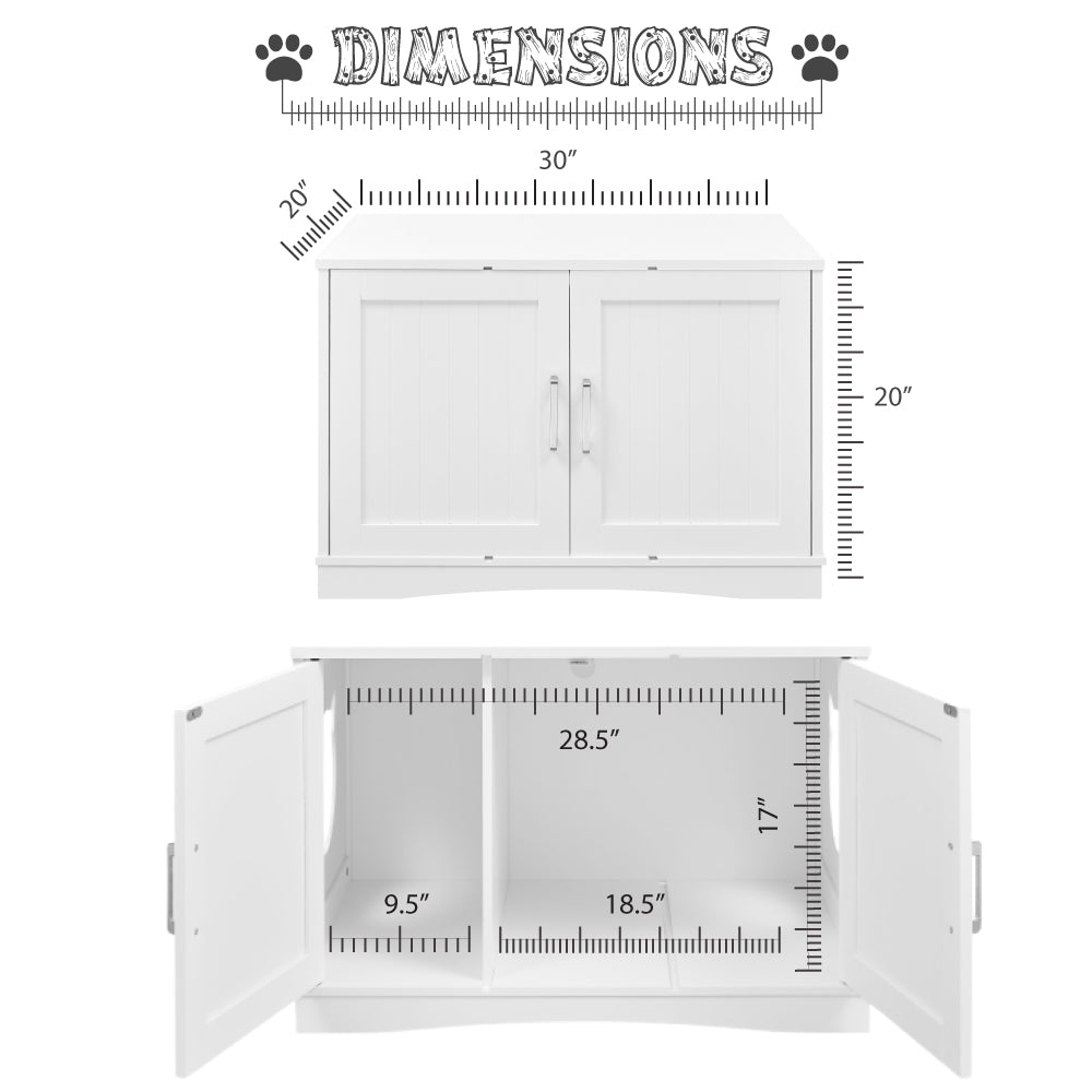 Cat Litter Box Enclosure Furniture