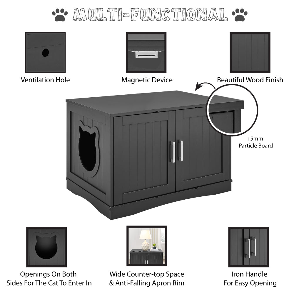 Cat Litter Box Enclosure Furniture