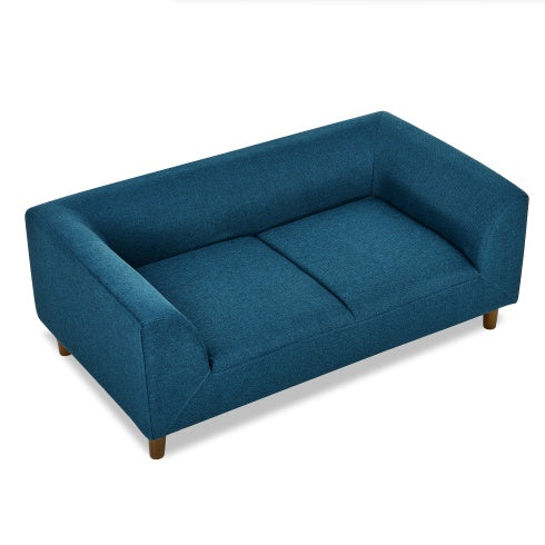 Pet Sofa With Backrest And Armrests, Modern Rectangular Pet Sofa