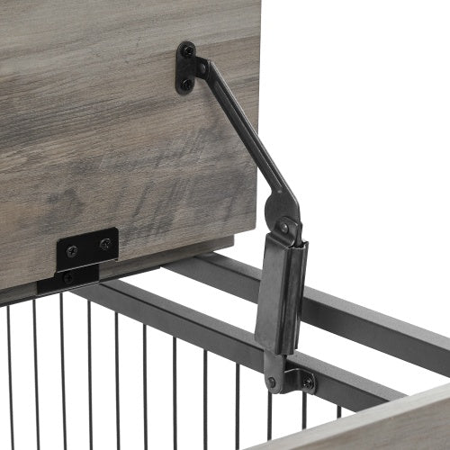 Furniture Style Dog Den/Table With Wheels and Double Doors